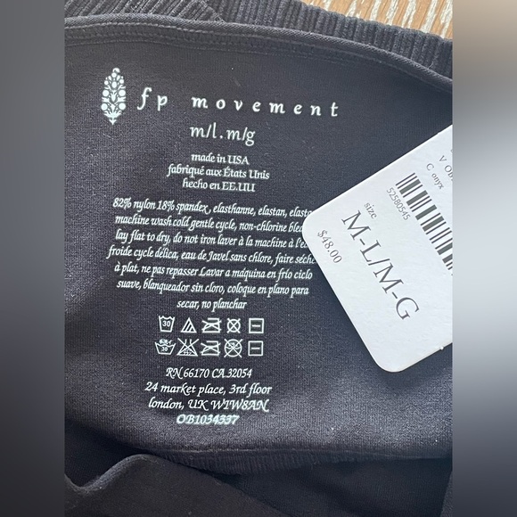 FREE PEOPLE ~ FP Good Karma Crop Top M/L NEW - Picture 11 of 11